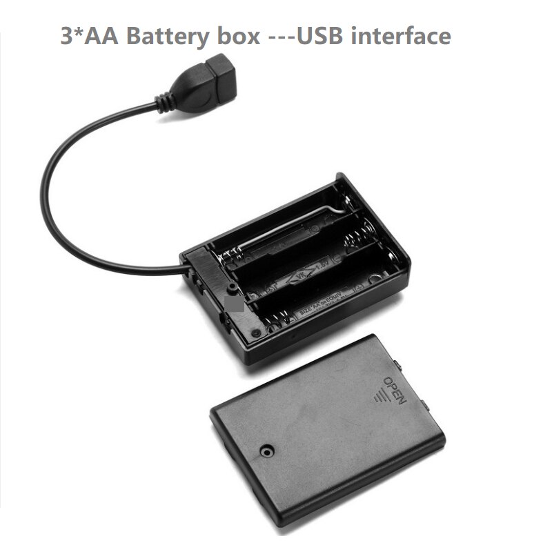 DC 5V 3 * AA Protable USB ͸  USB ̽..